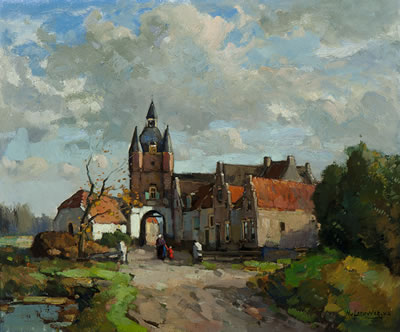 View of Harderwijk by Henk Leeuwen - Auction record, sale price, and art valuation. Compare with similar artists and explore comparable artworks.