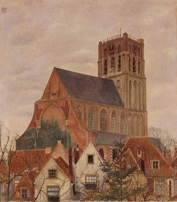Sample artwork by Tjitske GM van Hettinga Tromp (1872 - 1962), known for painting - View similar artists and auction records