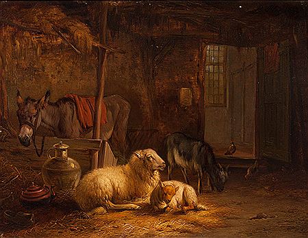 Interior of a stable
