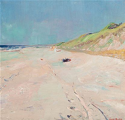 Op het strand