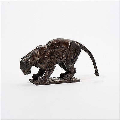 Crouching panther by Peter Engelen - Auction record, sale price, and art valuation. Compare with similar artists and explore comparable artworks.
