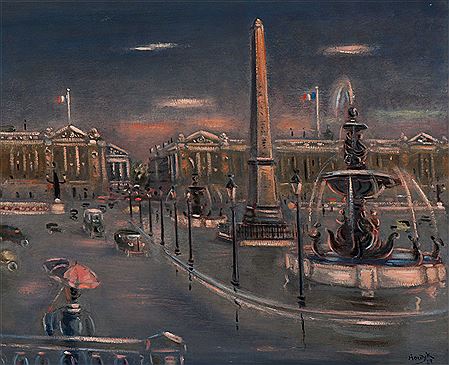 Place de la Concorde by Gerard Hordyk - Auction record, sale price, and art valuation. Compare with similar artists and explore comparable artworks.
