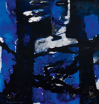 "Figuur in blauw"