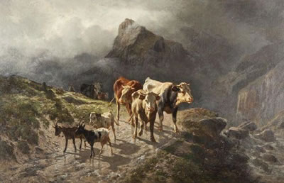 La montée à l'alpage