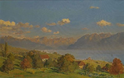 Vue sur le lac Léman by Vincent Aime Gilliand - Auction record, sale price, and art valuation. Compare with similar artists and explore comparable artworks.