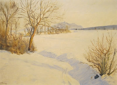 Paysage enneigé