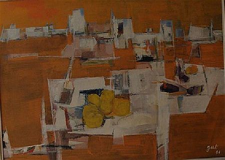 Sample artwork by Jean Jacques Gut (1924 - 2002), known for drawing - View similar artists and auction records