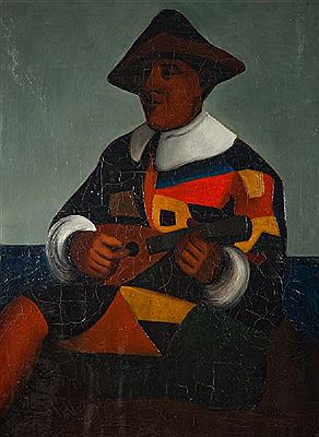 Arlequin à la guitare by Jacinto Salvado Aragones - Auction record, sale price, and art valuation. Compare with similar artists and explore comparable artworks.