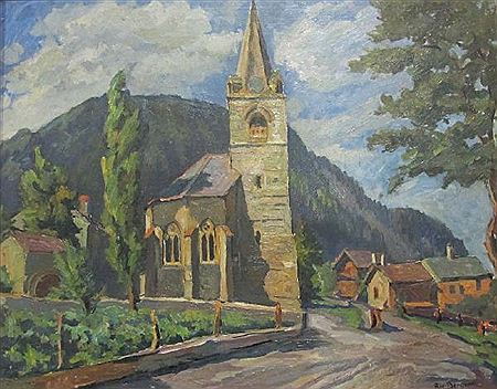 Eglise du Châble, 1960