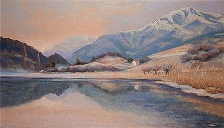 Mont d'Orge / Reflets roses, novembre (19)89