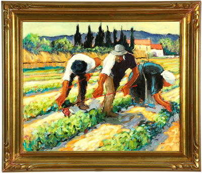 Les Marchchez, Provence by Alfred Persia - Auction record, sale price, and art valuation. Compare with similar artists and explore comparable artworks.