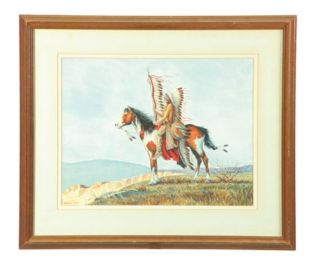 Indian Chief in full dress