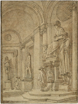 Statue der Minerva