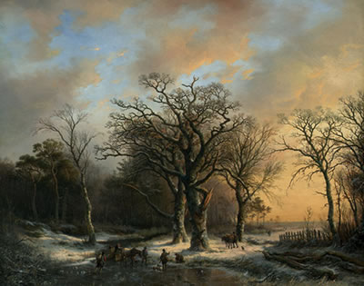 Romantische Winterlandschaft by Willem Bodeman - Auction record, sale price, and art valuation. Compare with similar artists and explore comparable artworks.
