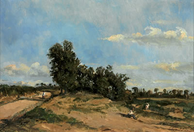 Sommerliche Landschaft in Südfrankreich