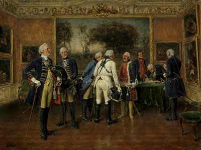 Von Ziethen und preuss. Offiziere in einem Salon by Carl Wilhelm Anton Seiler - Auction record, sale price, and art valuation. Compare with similar artists and explore comparable artworks.