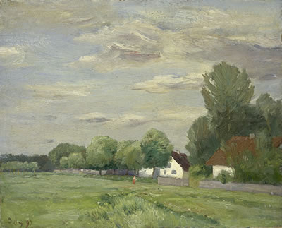 Dorf im Sommer