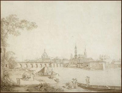 Blick auf Dresden