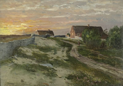 Abendstimmung an der pommerschen Ostseeküste