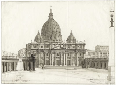 Ansicht der von St. Peter in Rom by Augusto Ferri - Auction record, sale price, and art valuation. Compare with similar artists and explore comparable artworks.