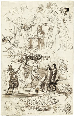 Sample artwork by Wilhelm von Kaulbach (1804 - 1874), known for historical painting, teaching - View similar artists and auction records