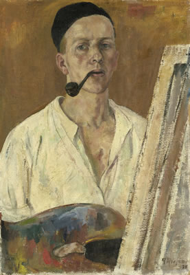 Selbstbildnis by Rudolf Riester - Auction record, sale price, and art valuation. Compare with similar artists and explore comparable artworks.