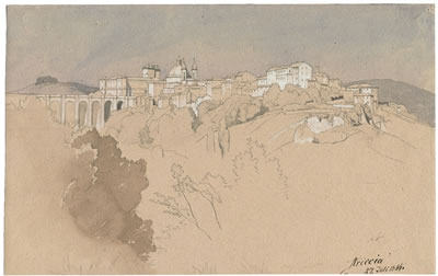 Blick auf Ariccia