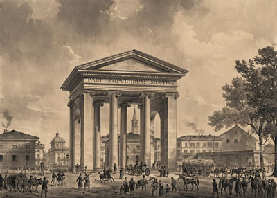 Porta Ticinese in Mailand.
