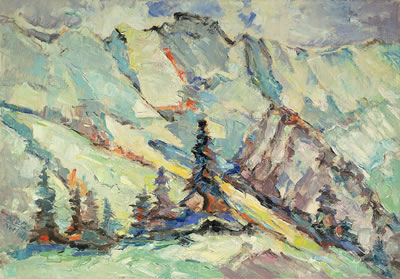 Gebirgige Landschaft im Sonnenschein by Georg Nerlich - Auction record, sale price, and art valuation. Compare with similar artists and explore comparable artworks.