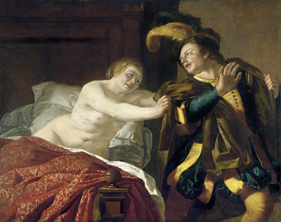 Joseph und Potiphars Weib.