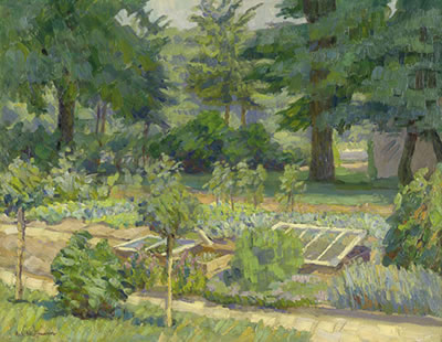Der Garten des Künstlers in Berlin-Zehlendorf