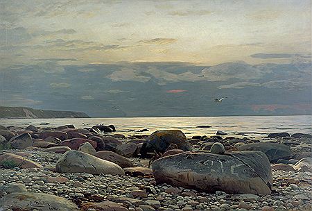 Meeresbrandung bei Cap Arcona auf Rügen.