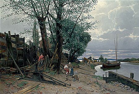 Von der Unterspree" (Bootswerft an der Unterspree in Spandau).