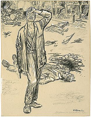 Fluch denen, die uns das Morden lehrten" by Willibald Krain - Auction record, sale price, and art valuation. Compare with similar artists and explore comparable artworks.