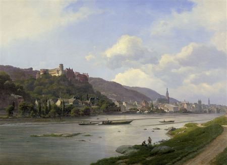 View of the castle of Heidelberg