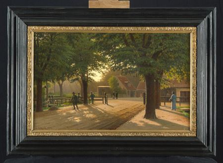 Idyllischer Sommertag am Eingang des Dyrehaven nördlich von Kopenhagen by Christian Eckardt - Auction record, sale price, and art valuation. Compare with similar artists and explore comparable artworks.