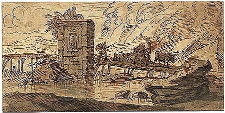Antike Brücke im Orient mit Hirten und seiner Herde by Heneage Finch - Auction record, sale price, and art valuation. Compare with similar artists and explore comparable artworks.
