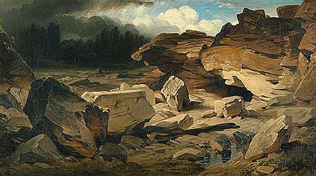 Steinbruch bei aufziehendem Gewitter. by August Seidel - Auction record, sale price, and art valuation. Compare with similar artists and explore comparable artworks.