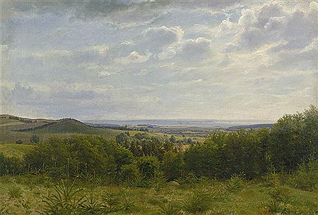 Spätsommerliche Landschaft auf Nordseeland