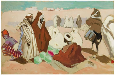 Le marché aux pastèques