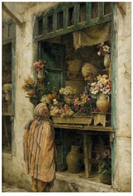 Sample artwork by Cécile- Augustine Bougourd (1857 - 1941), known for paintings of french landscape, small master subjects, floral bouquets - View similar artists and auction records