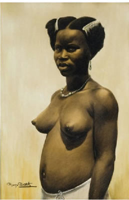 Portrait d'une Africaine en buste by Georges Cretelle - Auction record, sale price, and art valuation. Compare with similar artists and explore comparable artworks.