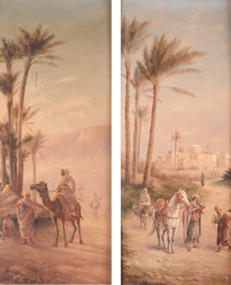 Départ de la caravaneLe messager (a pair) by Gaspard De Toursky - Auction record, sale price, and art valuation. Compare with similar artists and explore comparable artworks.