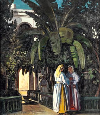 Conversation au riadh, Maroc by Assouaou Mammeri - Auction record, sale price, and art valuation. Compare with similar artists and explore comparable artworks.