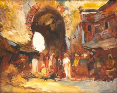 Porte au Maroc