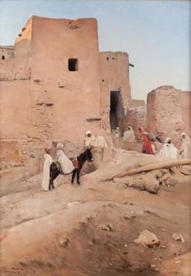 L'oasis de Chetma, près de Biskra by Maurice Bompard - Auction record, sale price, and art valuation. Compare with similar artists and explore comparable artworks.