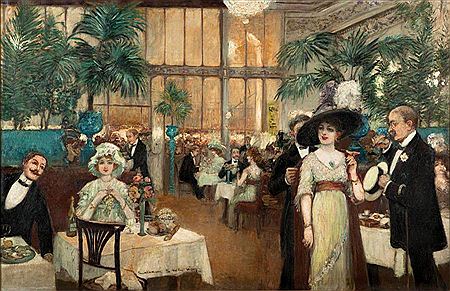 Le diner au restaurant du casino de Vichy