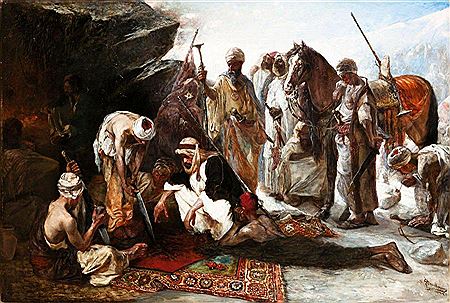 Les fourbissements des armes, 1888 by Heinrich Maria Staackmann - Auction record, sale price, and art valuation. Compare with similar artists and explore comparable artworks.