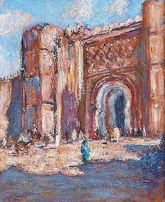 Porte au Maroc