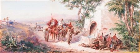 La halte de la caravane